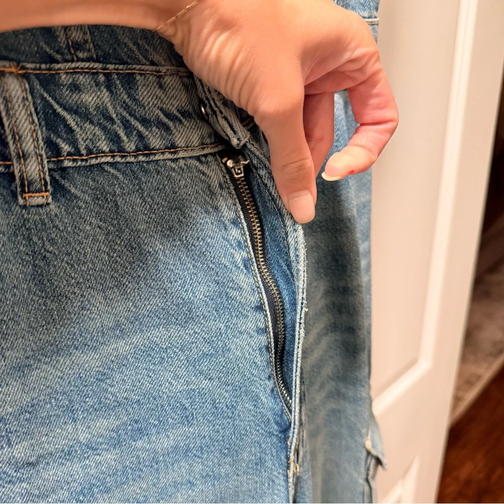 ZARA JEAN JUMPSUIT - Picture 5 of 9